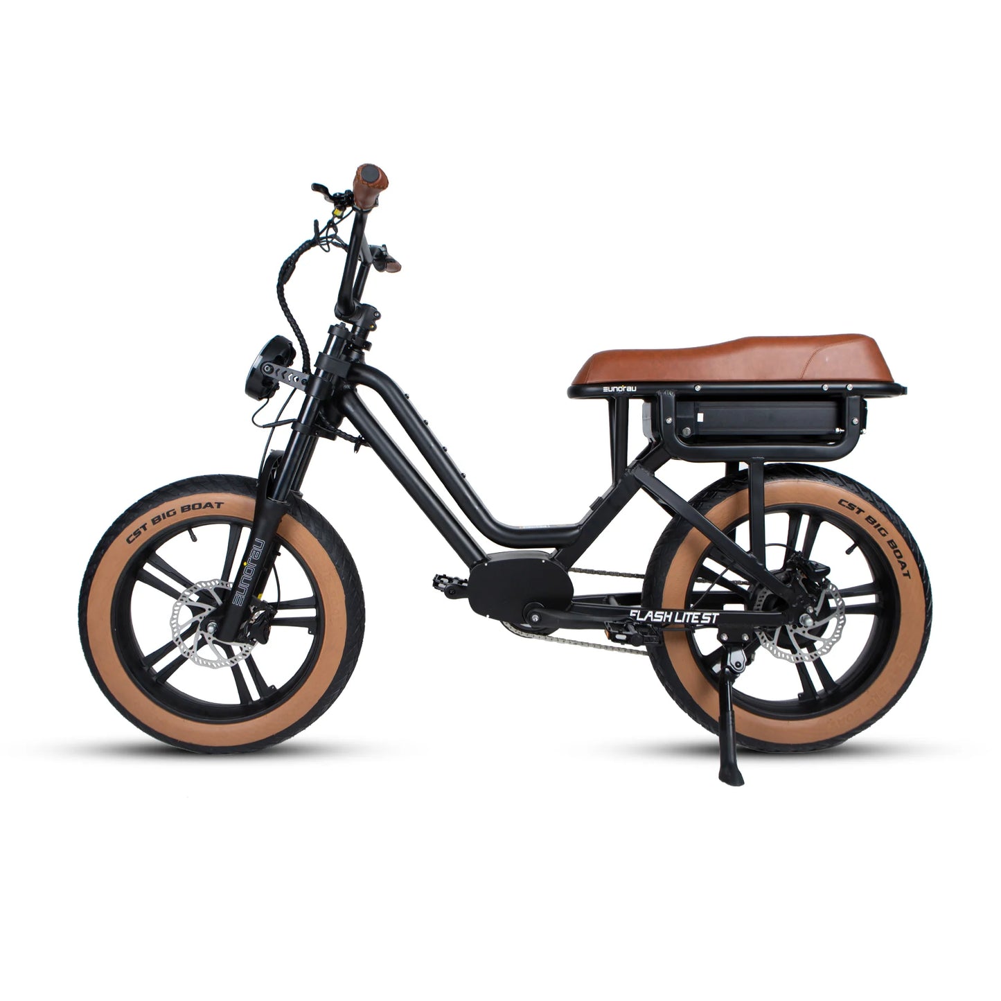 EUNORAU Flash Lite ST Electric Bike – Step-Thru Urban Cruiser eBike 750W