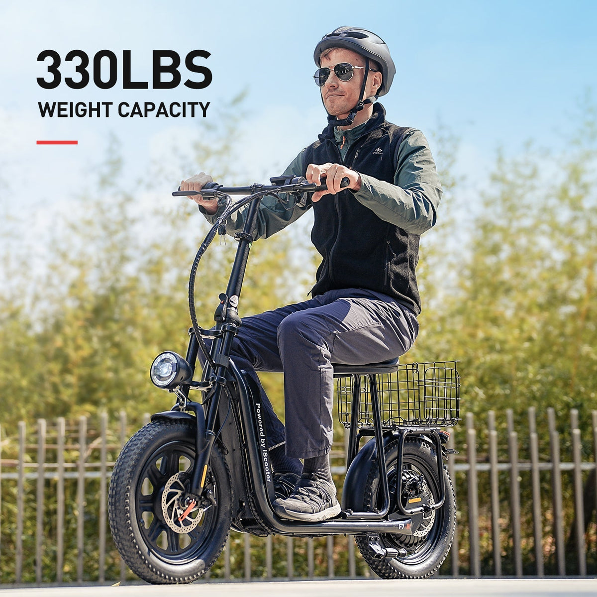 iScooter F7 Electric Scooter 1000W with Seat 28 MPH & 45 Miles – photo 3