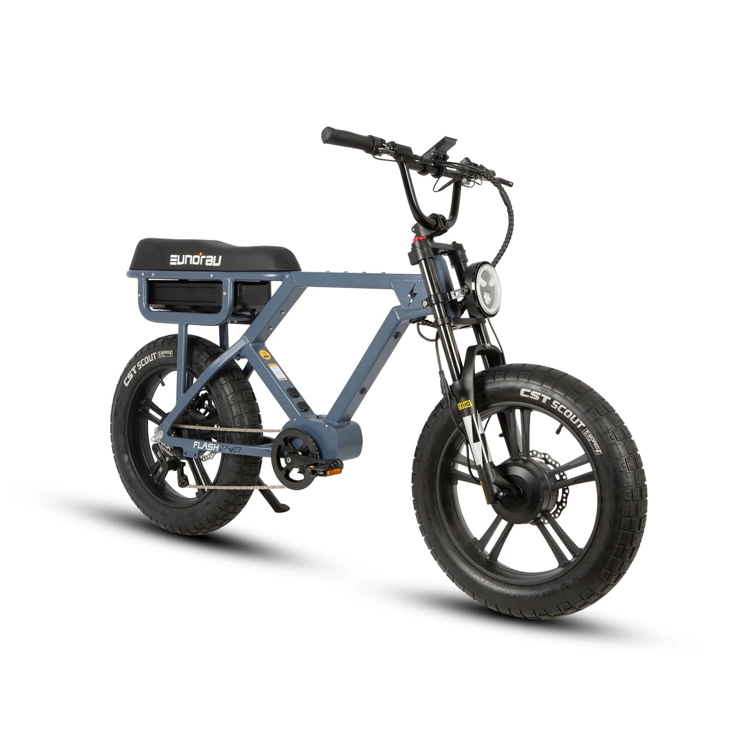 EUNORAU Flash AWD Electric Bike – Dual Motor 1000W Urban Cruiser eBike