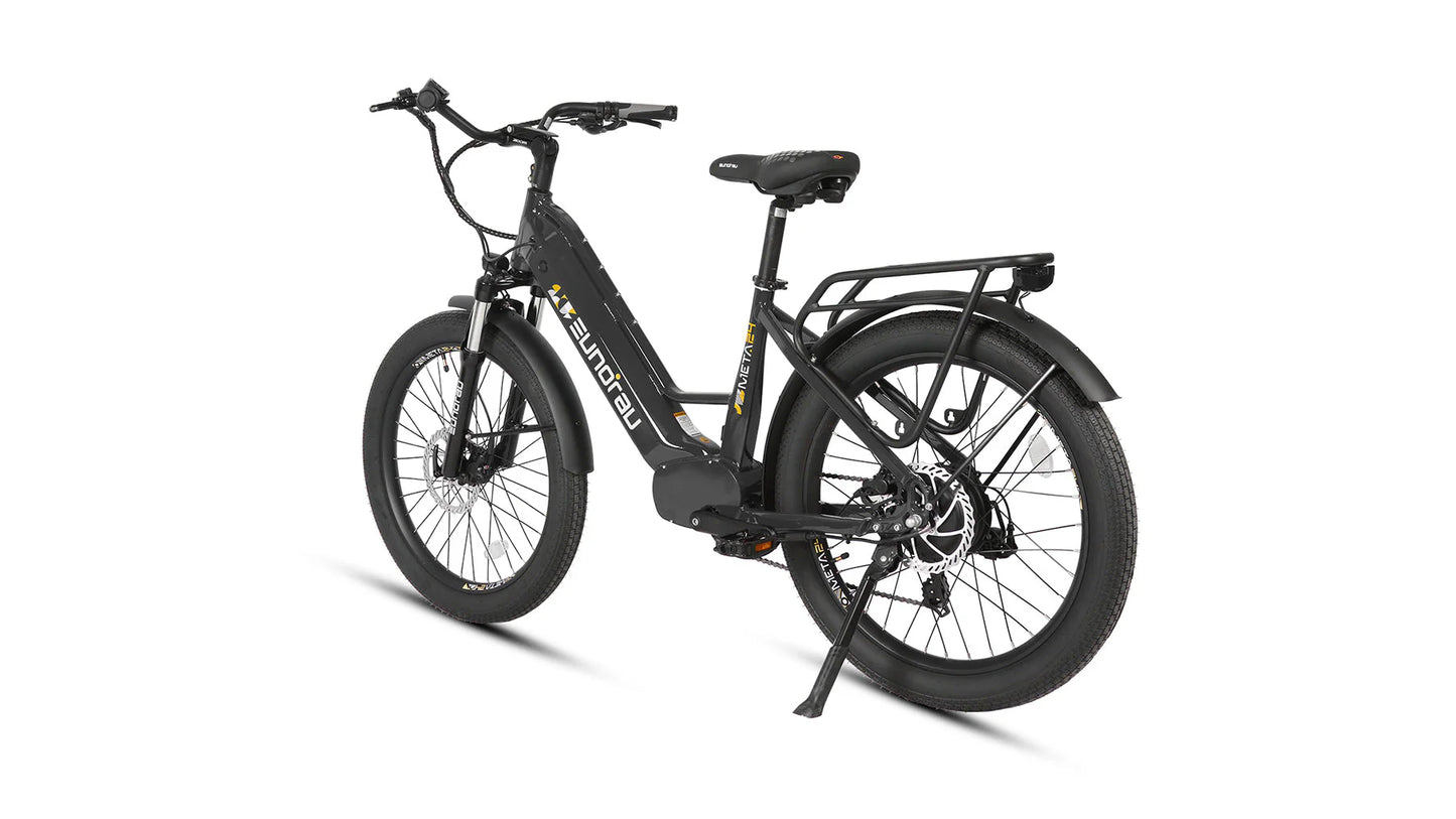EUNORAU META 24-ST 2.0 Electric Bike – 500W Step-Thru City Commuter eBike