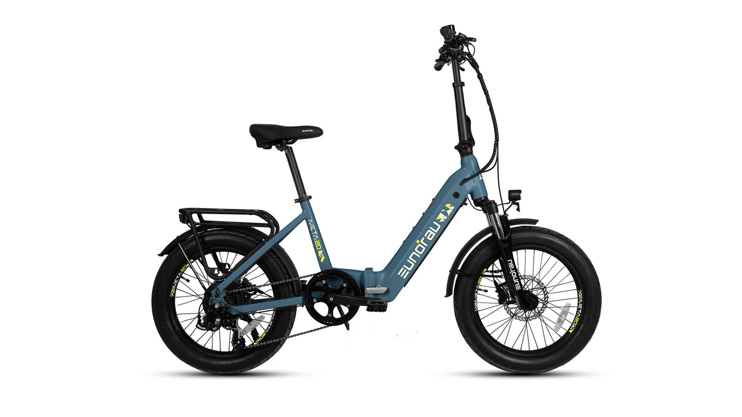 EUNORAU META Foldable Electric Bike – Compact 500W Step-Thru Commuter eBike