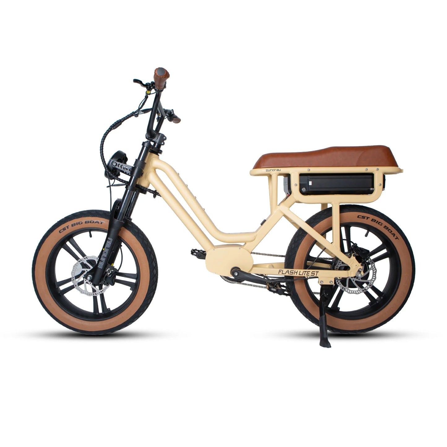EUNORAU Flash Lite ST Electric Bike – Step-Thru Urban Cruiser eBike 750W