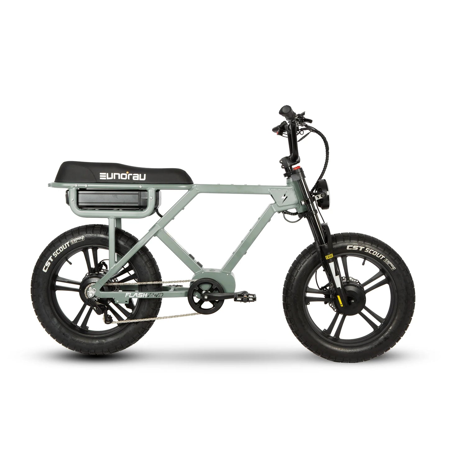 EUNORAU Flash AWD Electric Bike – Dual Motor 1000W Urban Cruiser eBike