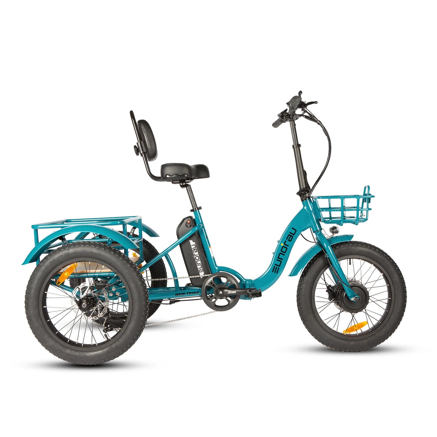 EUNORAU NEW-TRIKE 2.0 Electric Trike – 750W Fat Tire Cargo eTrike
