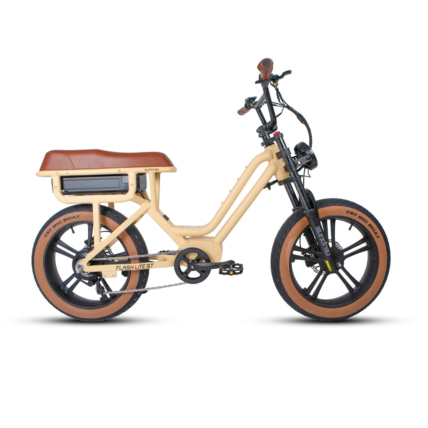 EUNORAU Flash Lite ST Electric Bike – Step-Thru Urban Cruiser eBike 750W