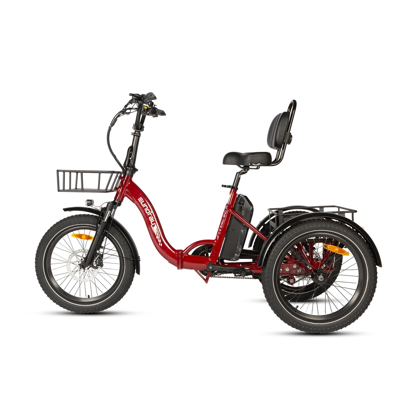 EUNORAU ONE-TRIKE 2.0 Electric Trike – 500W Step-Thru Cargo eTrike