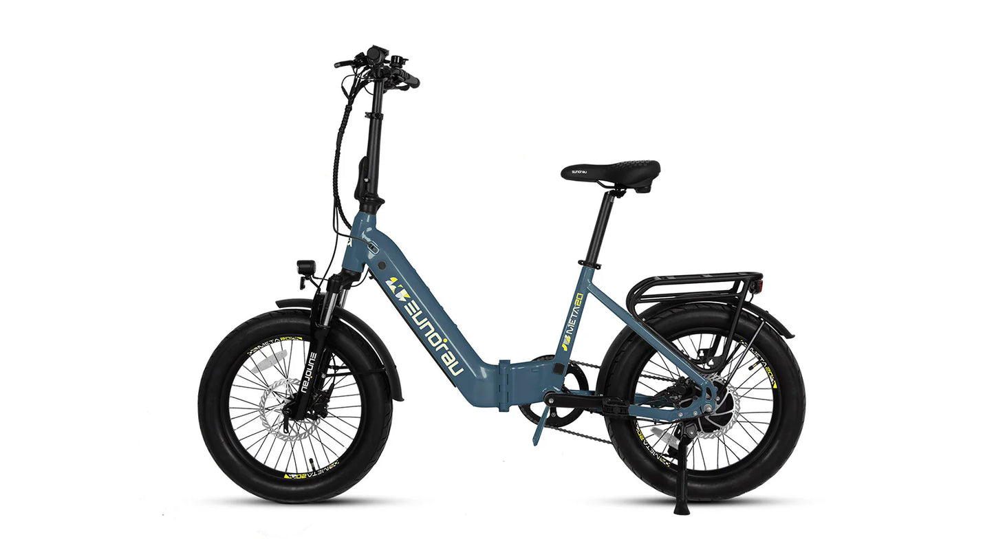EUNORAU META Foldable Electric Bike – Compact 500W Step-Thru Commuter eBike