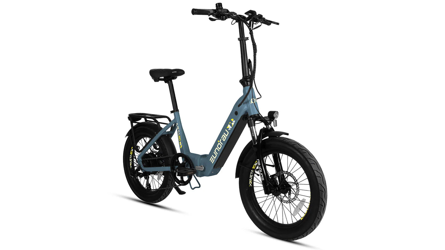 EUNORAU META Foldable Electric Bike – Compact 500W Step-Thru Commuter eBike