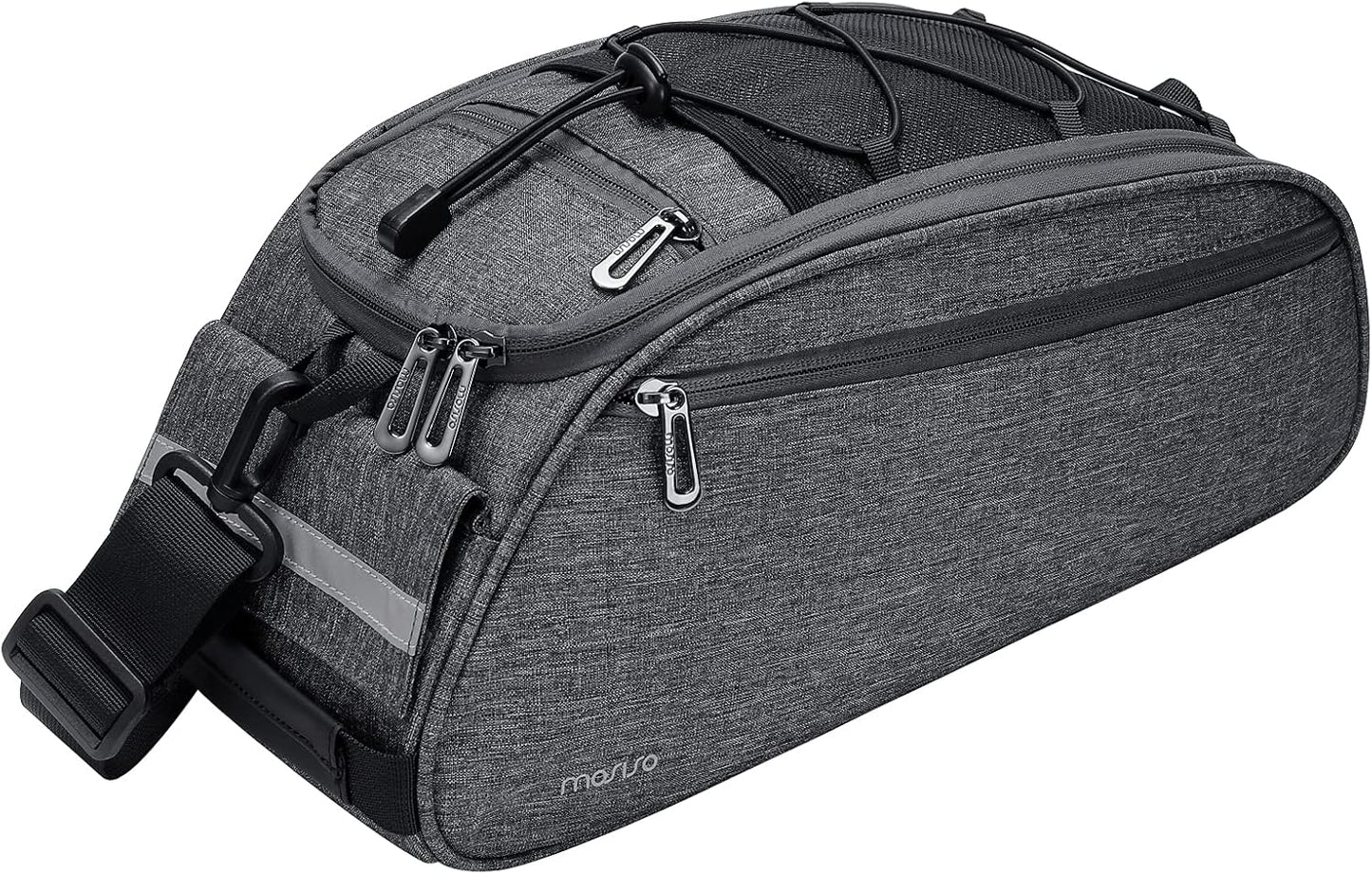 Bike Rack Bag, Waterproof Bicycle Trunk Pannier Rear Seat Pouch Cycling Bike Carrier Backseat Storage Luggage Saddle Shoulder Bag