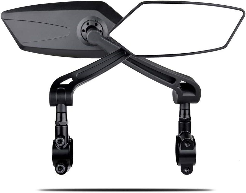New Bike Mirror Blast-Resistant Adjustable Bike Rearview Mirror with Large Lens,Mtb Bicycle Mirrors for Handlebars (Left Side)