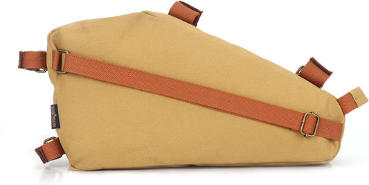 Cycling Bag Bicycle Triangle Frame Bag Bike Backpack Sling Bag (Khaki)