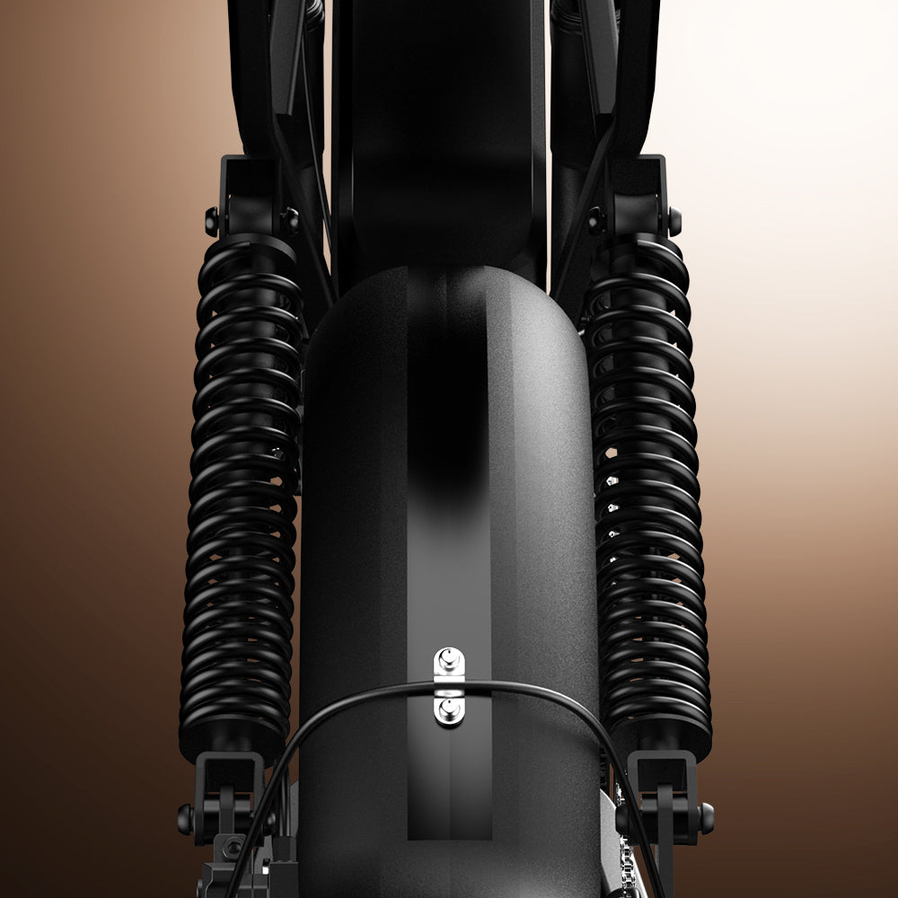 Cycrown CycHunter electric bike handlebar and display close-up