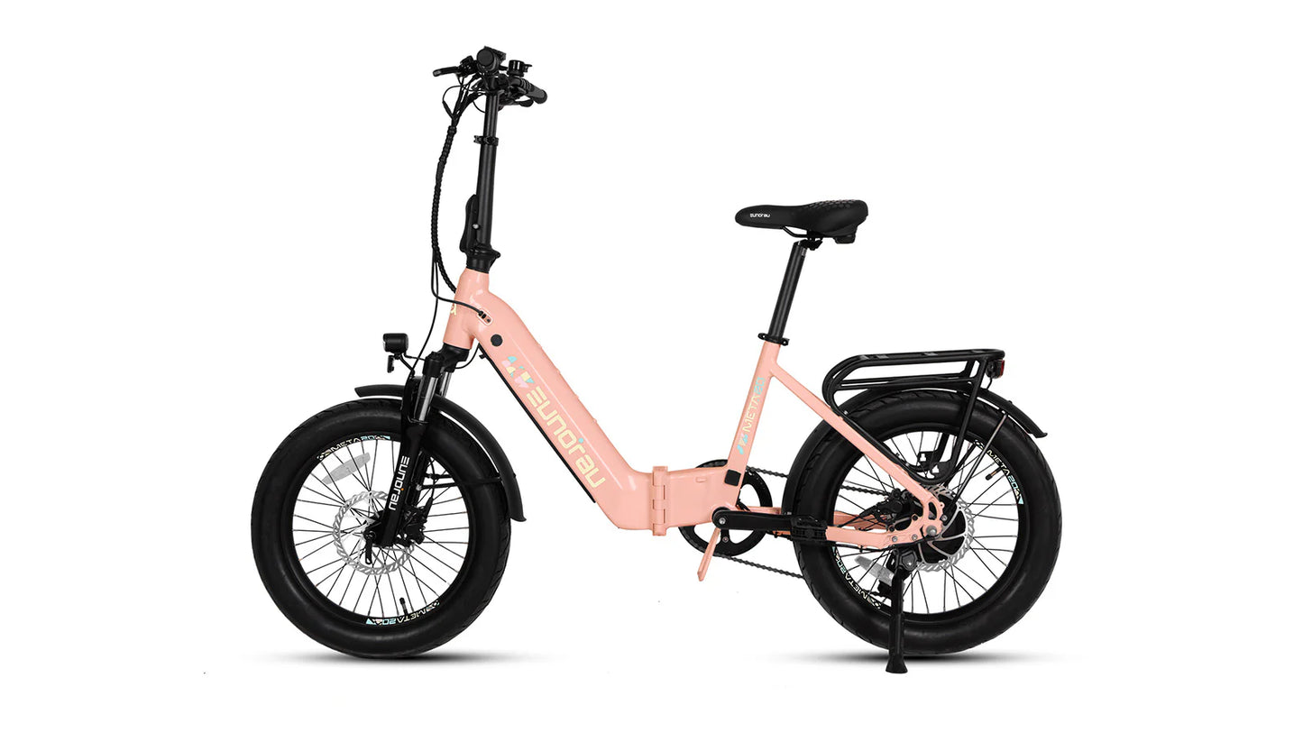 EUNORAU META Foldable Electric Bike – Compact 500W Step-Thru Commuter eBike