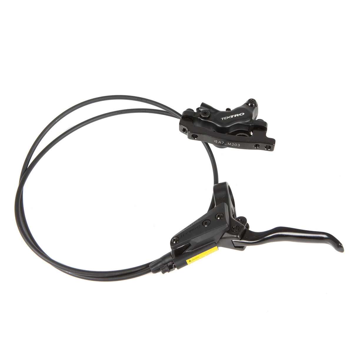 TEKTRO 4-piston brake installed on e-bike