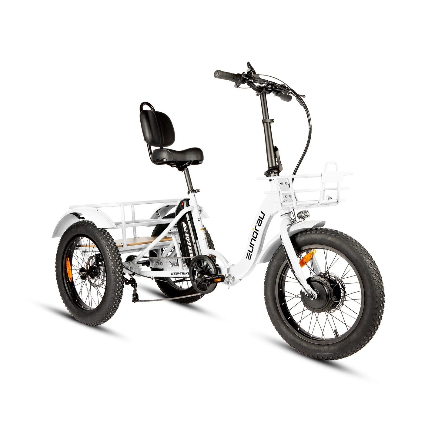 EUNORAU NEW-TRIKE 2.0 Electric Trike – 750W Fat Tire Cargo eTrike