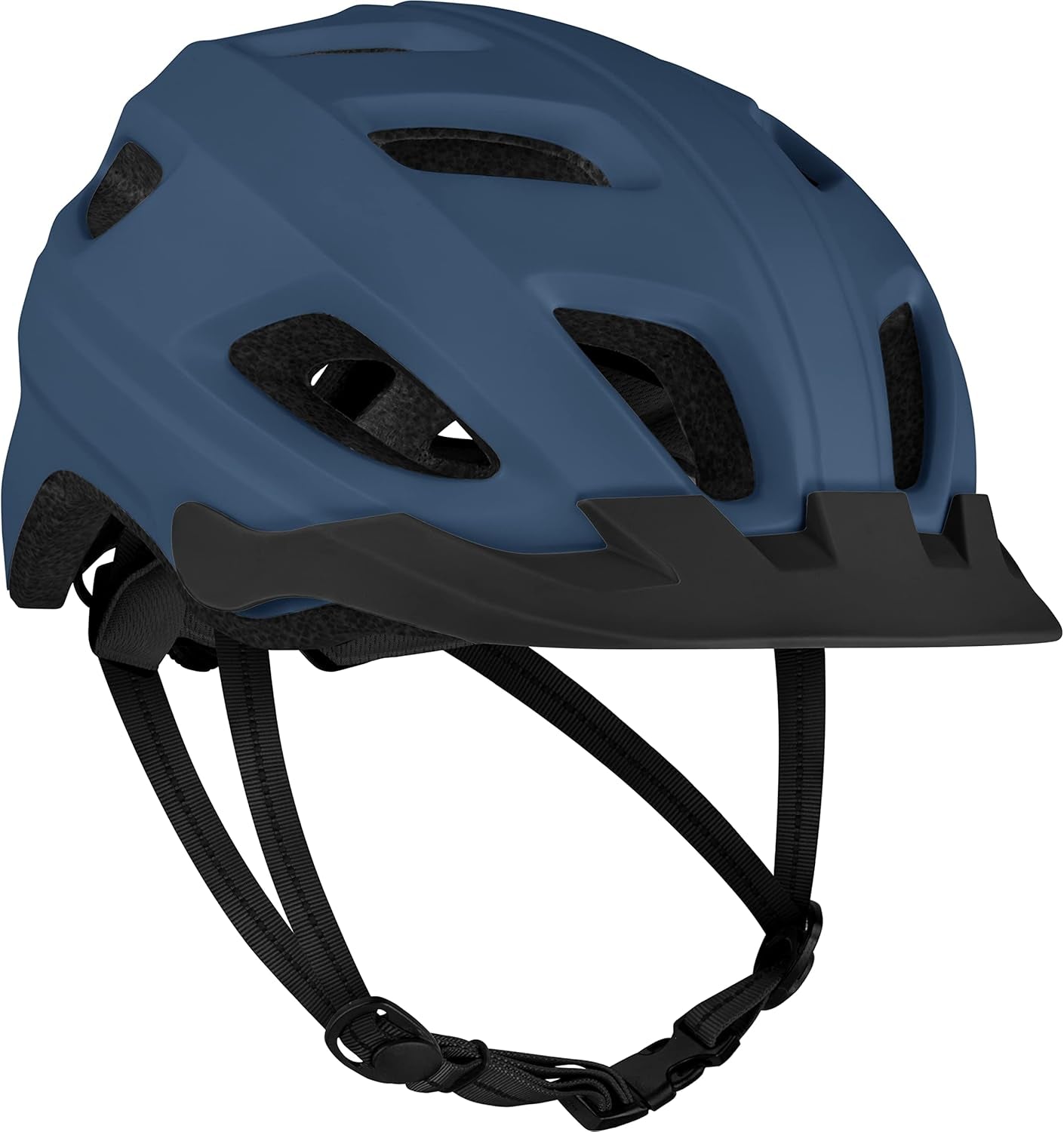 Lennon Bike Helmet with LED Safety Light Adjustable Dial & Removable Visor