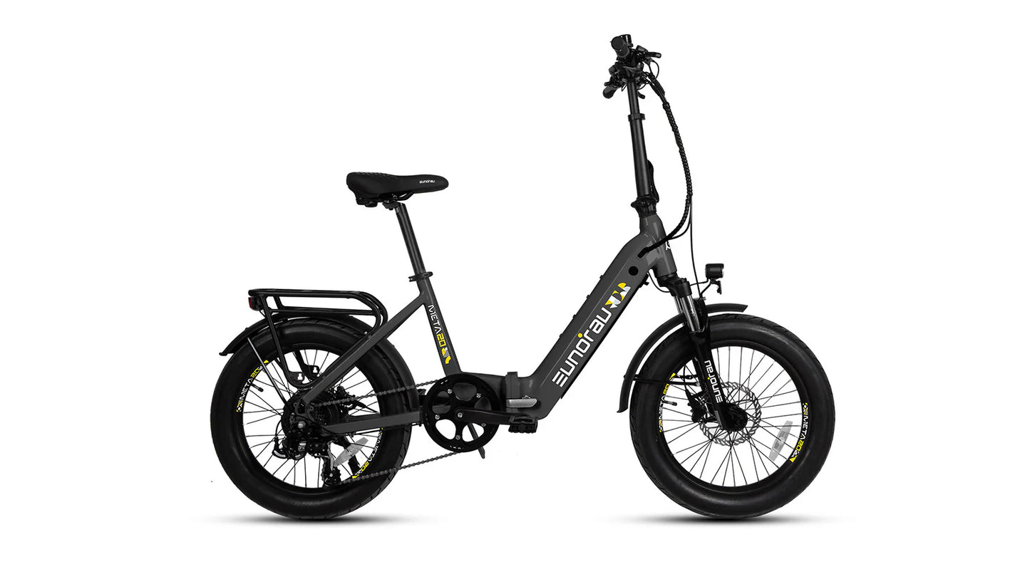 EUNORAU META Foldable Electric Bike – Compact 500W Step-Thru Commuter eBike