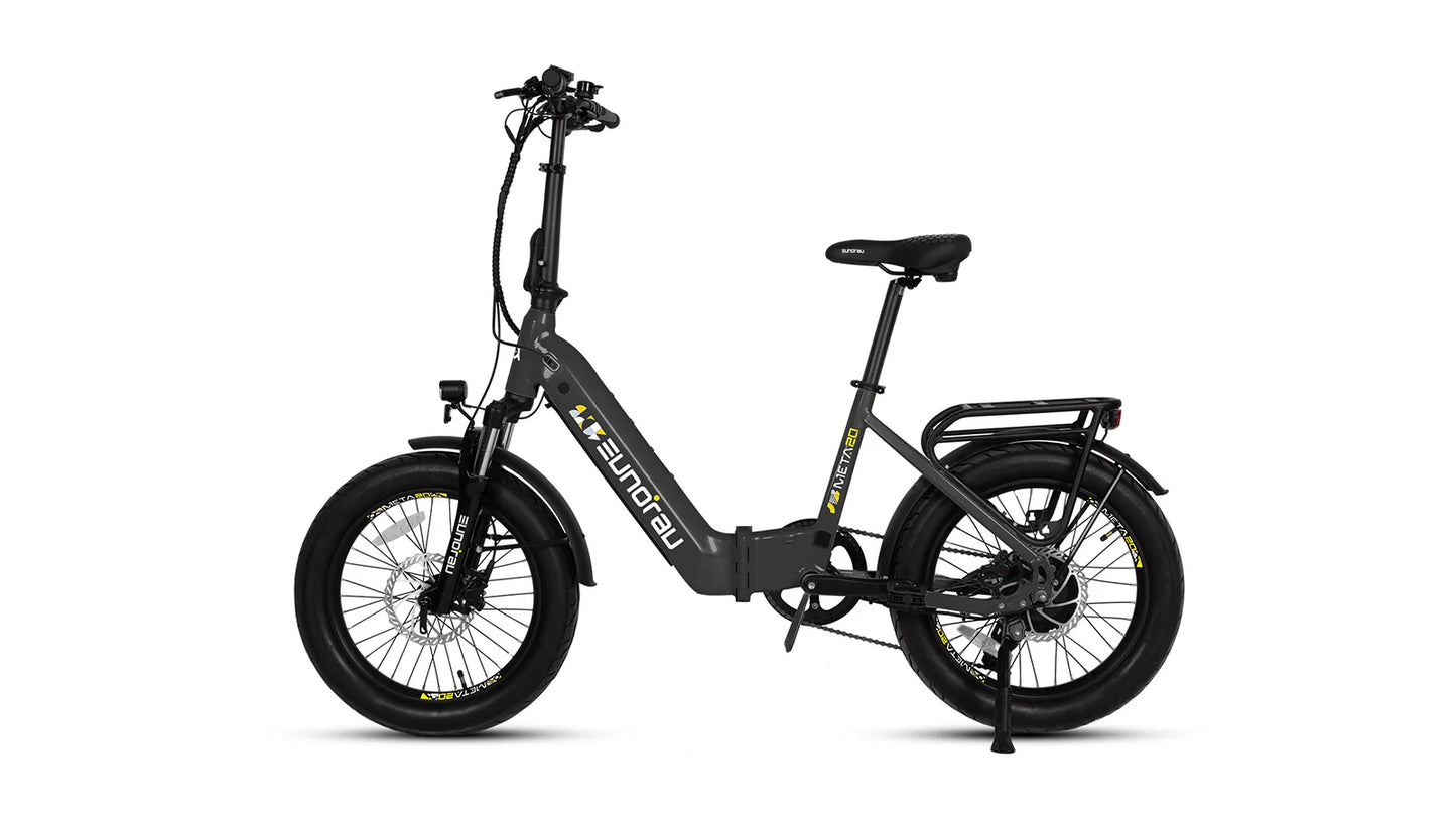 EUNORAU META Foldable Electric Bike – Compact 500W Step-Thru Commuter eBike