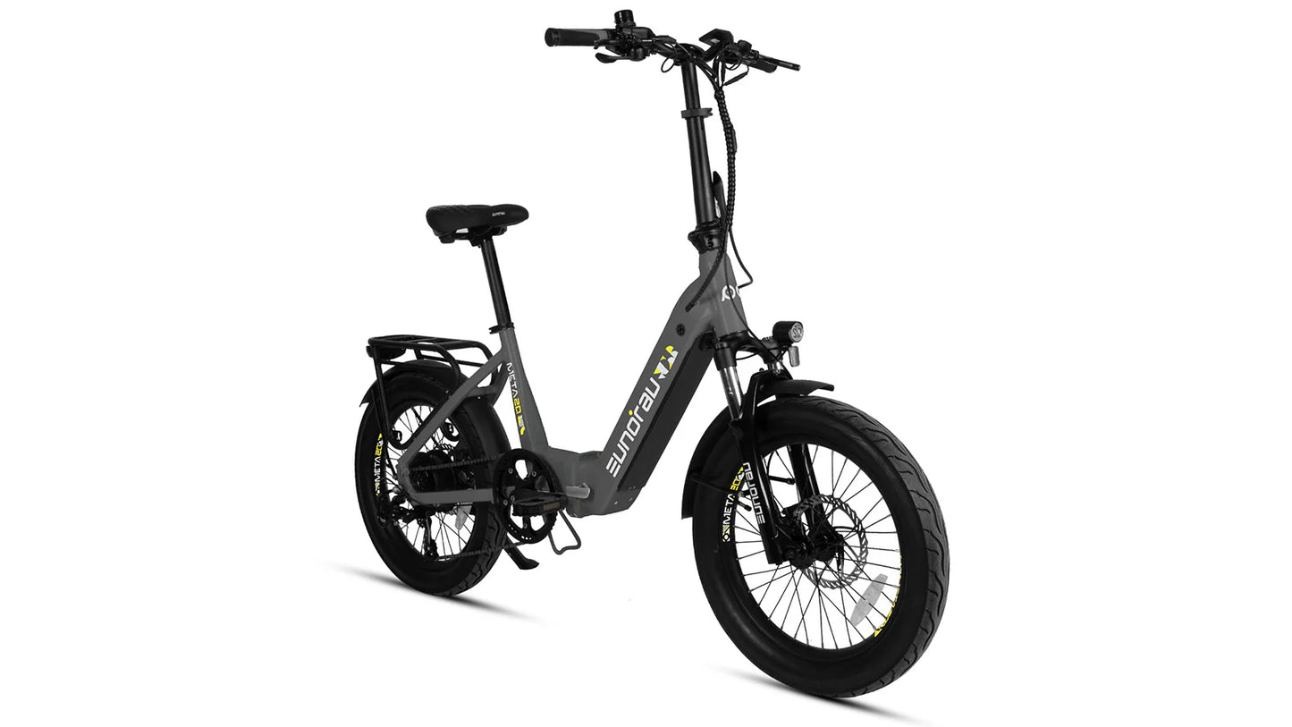 EUNORAU META Foldable Electric Bike – Compact 500W Step-Thru Commuter eBike