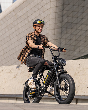 Cycrown Run Vintage Moped Ebike