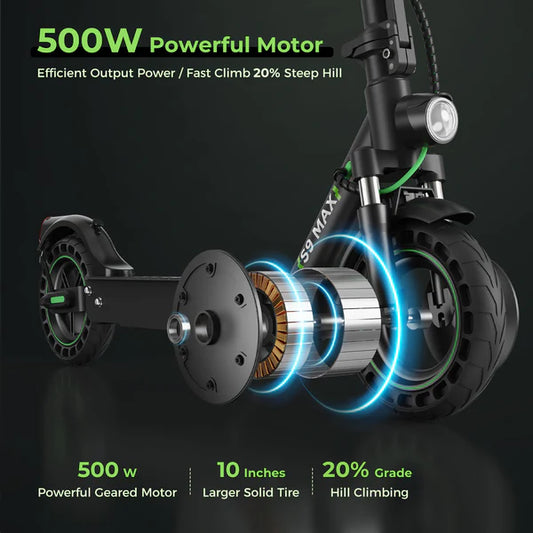 isinwheel S9Max 500W Upgraded Electric Scooter