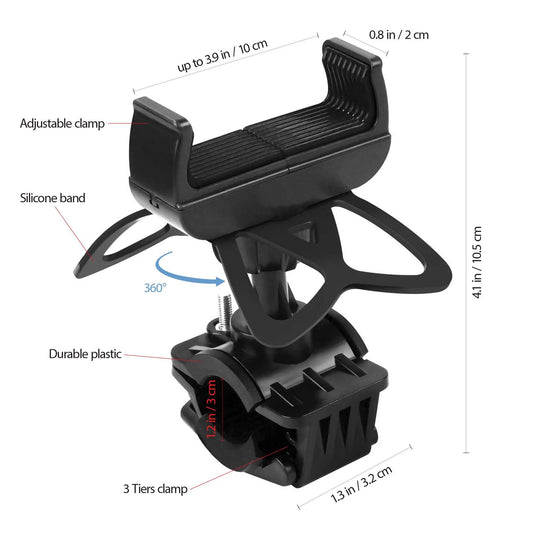 Bike Phone Mount Motorcycle Cell Phone Holder Bicycle Handlebar for Iphone