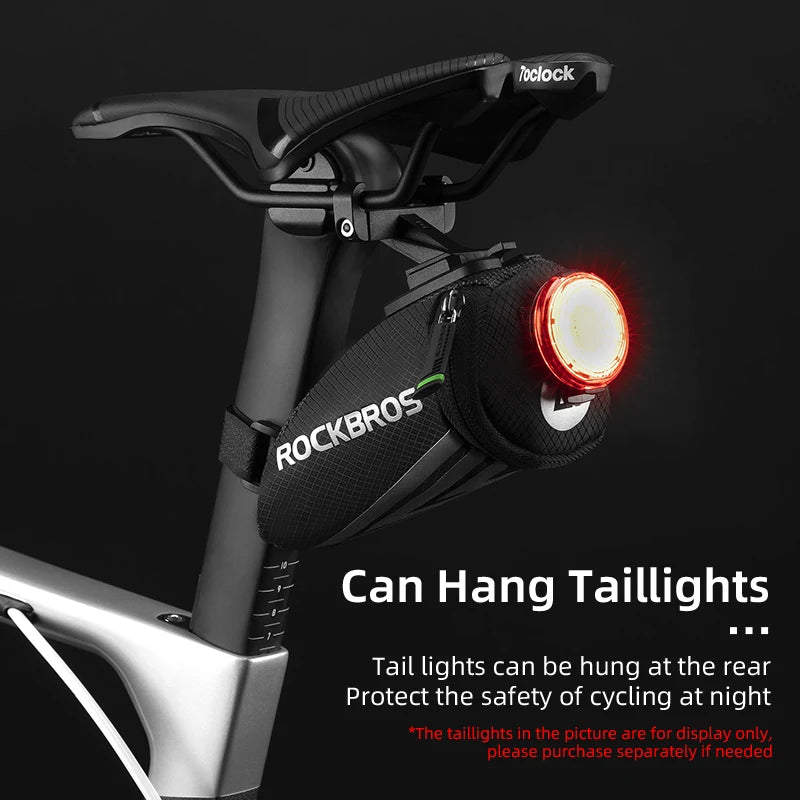Bike Bag Portable Reflective Saddle Bag Tail Seatpost Nylon Bicycle Bag MTB Road Bike Bag Panniers Bicycle Accessories