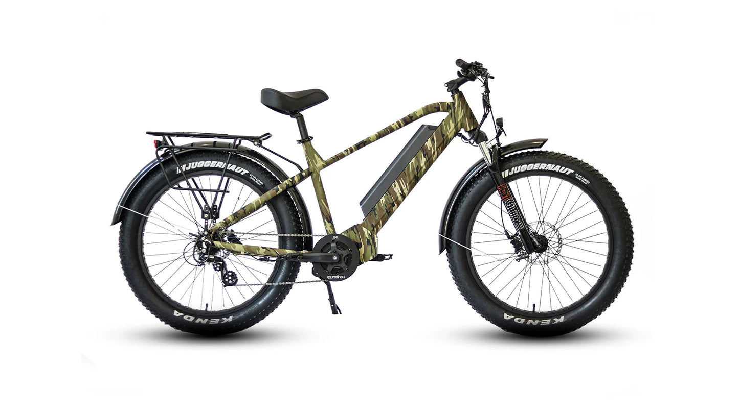 EUNORAU FAT-HD 1.0 Pro Electric Bike – 1000W Mid-Drive Fat Tire eBike