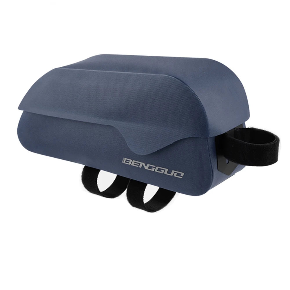 Bicycle Magnetic Lid Top Tube Bag Waterproof Bike Bag Bicycle Front Frame Bag for Mountain Road Bike
