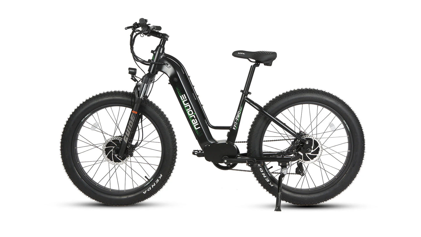 EUNORAU FAT-AWD 2.0 Electric Bike – Dual 750W All-Wheel Drive Fat Tire eBike