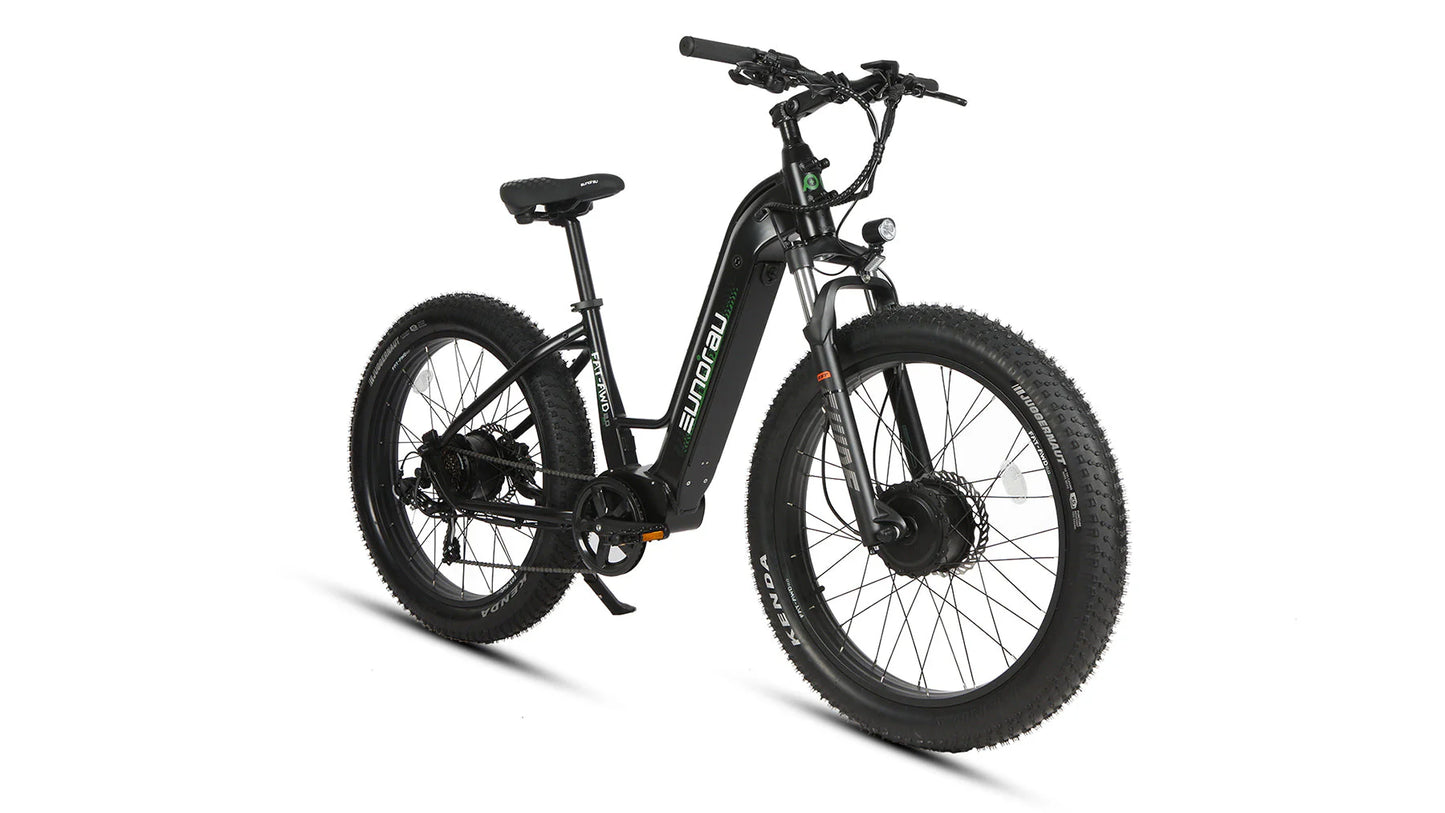 EUNORAU FAT-AWD 2.0 Electric Bike – Dual 750W All-Wheel Drive Fat Tire eBike