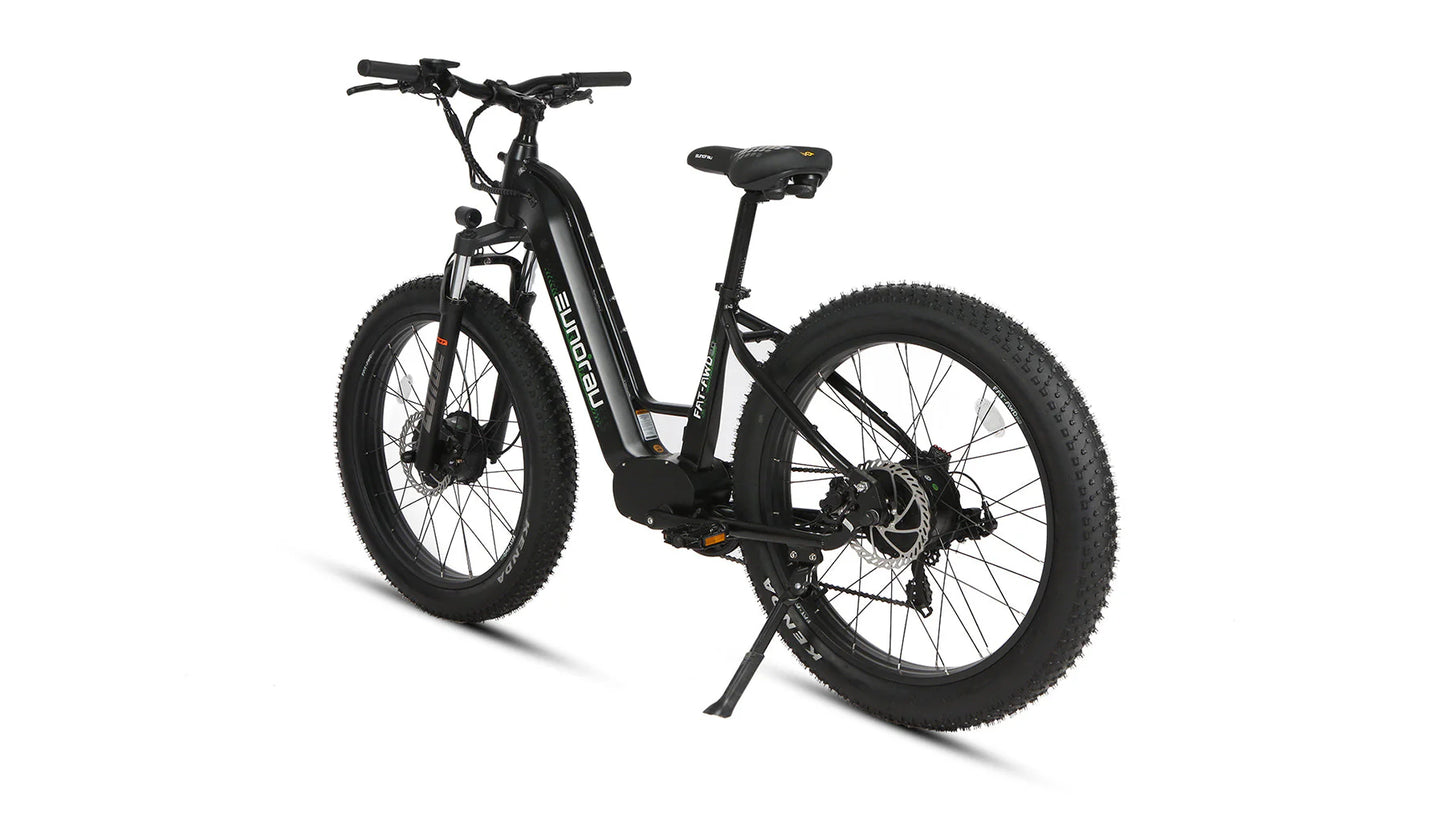 EUNORAU FAT-AWD 2.0 Electric Bike – Dual 750W All-Wheel Drive Fat Tire eBike