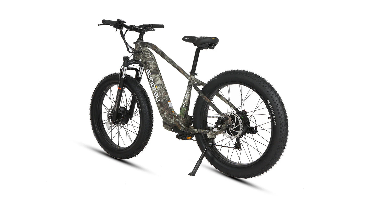 EUNORAU FAT-AWD 2.0 Electric Bike – Dual 750W All-Wheel Drive Fat Tire eBike
