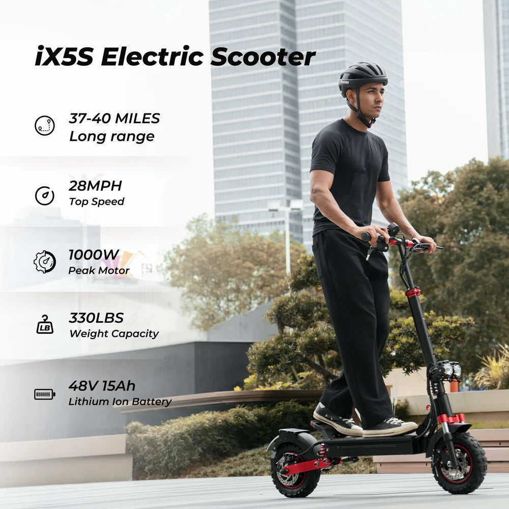 iScooter iX5S Electric Scooter 11" Off-Road Tires