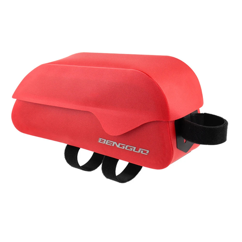 Bicycle Magnetic Lid Top Tube Bag Waterproof Bike Bag Bicycle Front Frame Bag for Mountain Road Bike