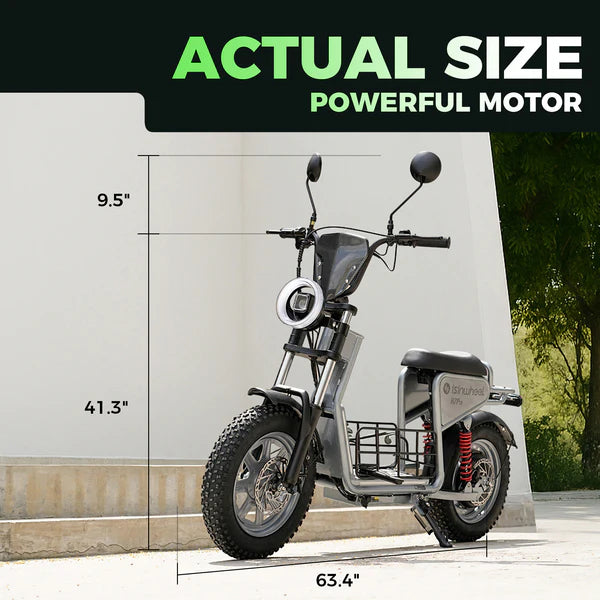 isinwheel H7Pro 1200W High-End Commuting Electric Scooter with Seat