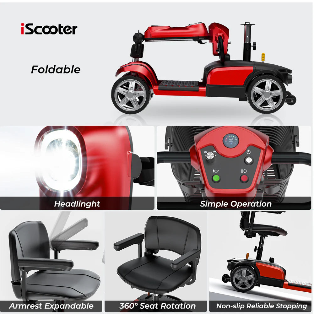 iScooter X03 4-Wheel Mobility Scooter