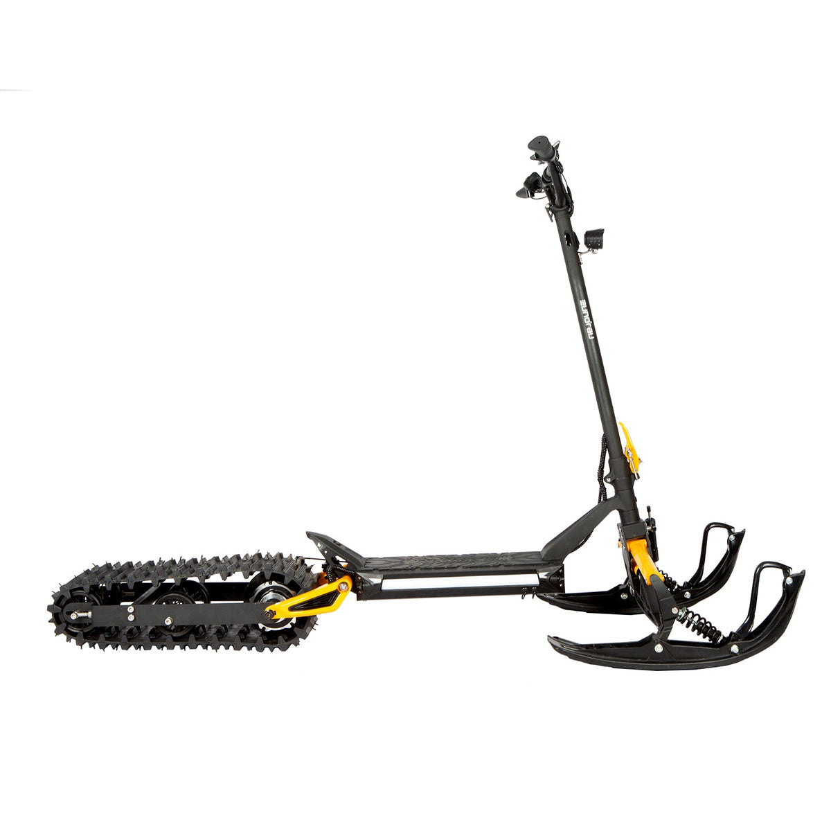 EUNORAU ICEX 1.0 electric snow scooter riding in snow