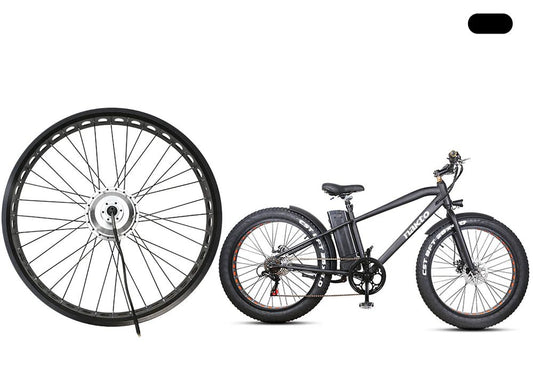 500w Rear Wheel for NAKTO Super CruiserSporting Goods > Outdoor Recreation > Cycling > Bicycle Parts > Bicycle WheelsEvolveRide