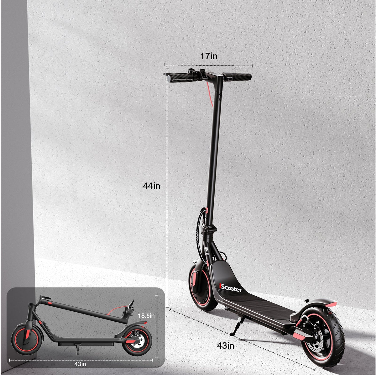 iScooter i8M Electric Scooter 15 Miles Long Range, 19 Mph Top Speed – photo 11