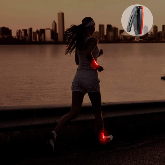 USB Rechargeable LED Safety Lights (2 Pack) - Clip on Strobe Running Lights for Runners, Joggers,Walkers,Kids,Dogs,Bike Tail Lights - High Visibility Accessories for Reflective Gear