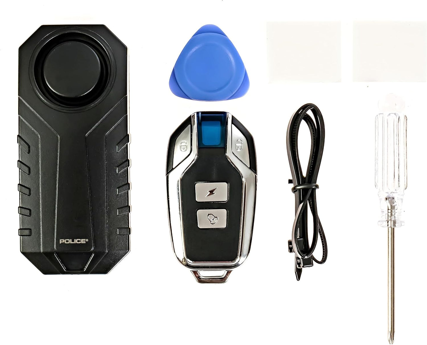 Bike Alarm with Remote 113Db Loud Scooter Alarm System, anti Theft Motorcycle Alarm, Wireless Vibration Motion Sensor Waterproof Security System for Electric Bike Tricycle Mobility Scooter
