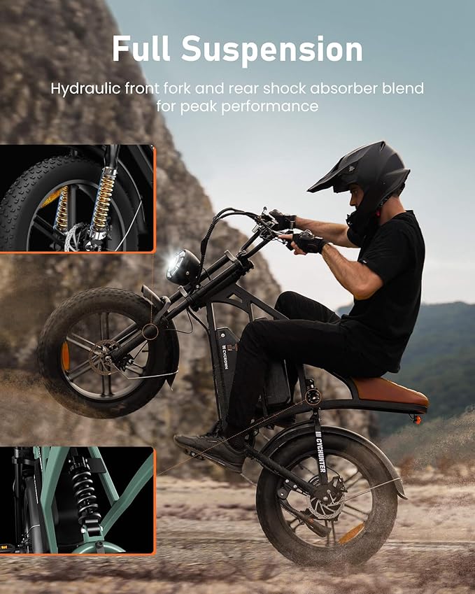 Cycrown Hunter Moped-Style Ebike