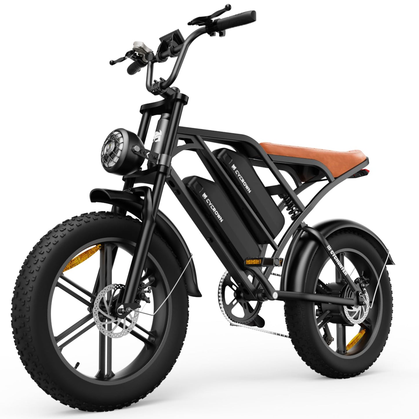Cycrown Hunter Moped-Style Dual Battery Ebike