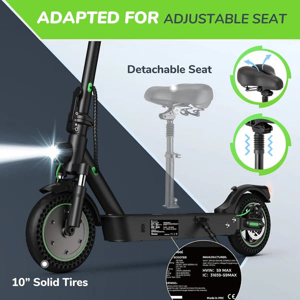 isinwheel S9Max 500W Upgraded Electric Scooter
