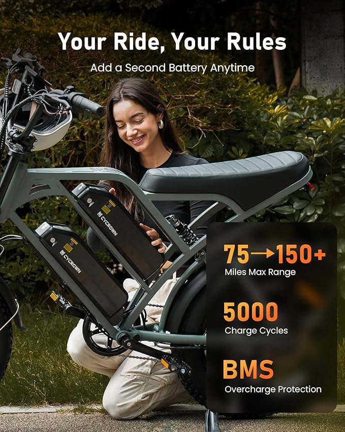 Cycrown Hunter Moped-Style Ebike