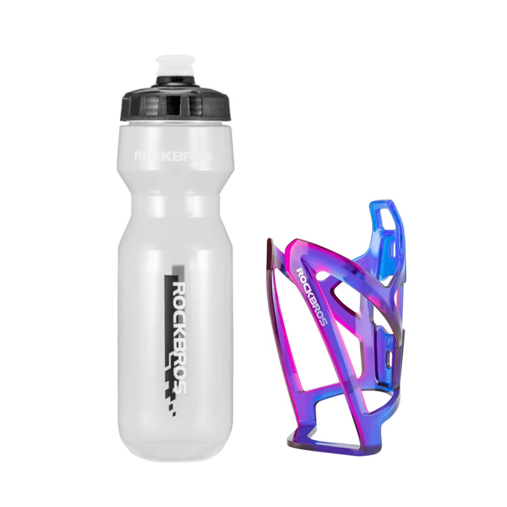 Bicycle Water Bottle Plastic Outdoor Running Sports Squeeze Mug Cycling Kettle Bike Cup with Bottle Bracket