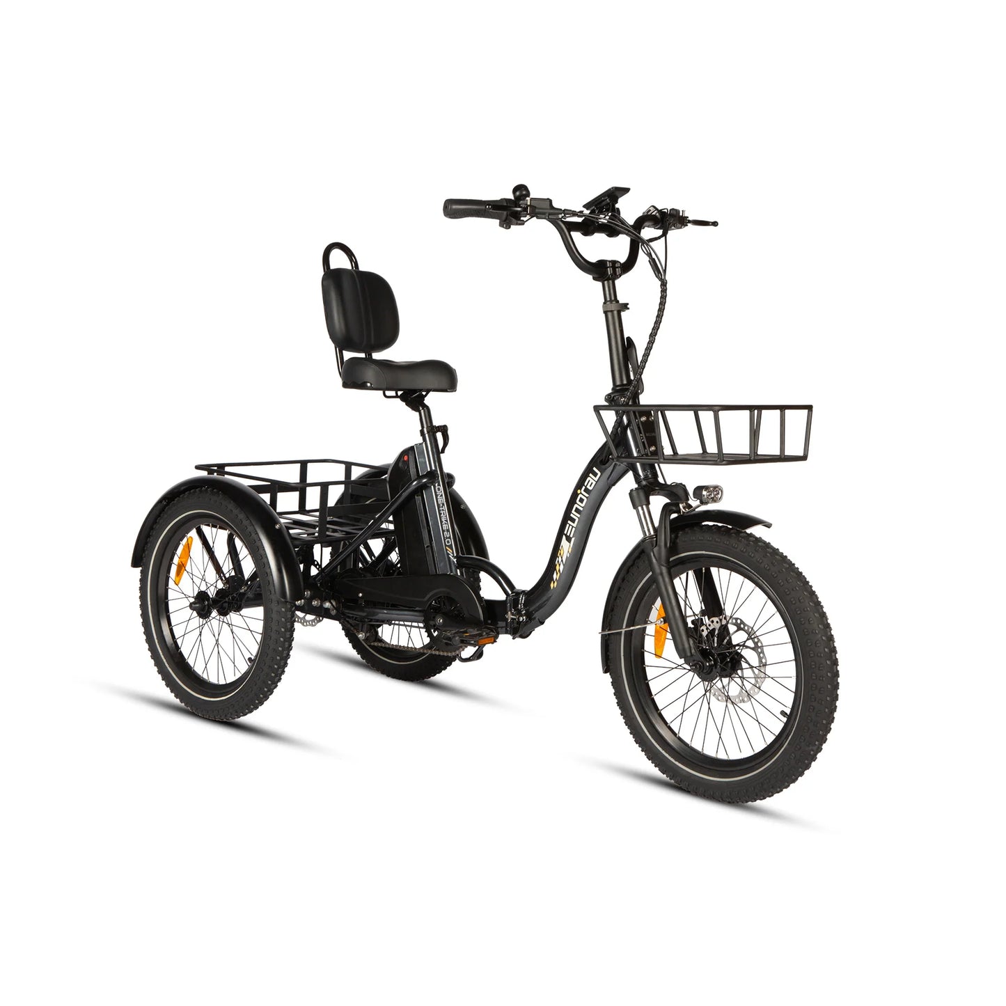 EUNORAU ONE-TRIKE 2.0 Electric Trike – 500W Step-Thru Cargo eTrike