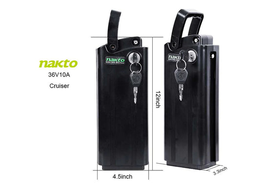Ebike Battery Replacement for NAKTO Cruiser