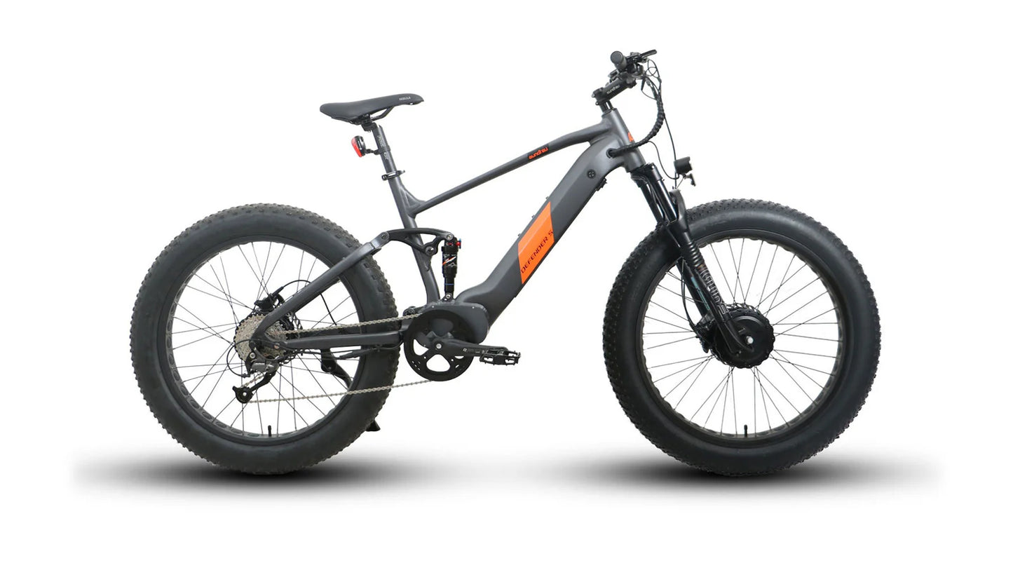 EUNORAU DEFENDER-S Dual Motor Electric Bike – 1500W Fat Tire All-Terrain eBike